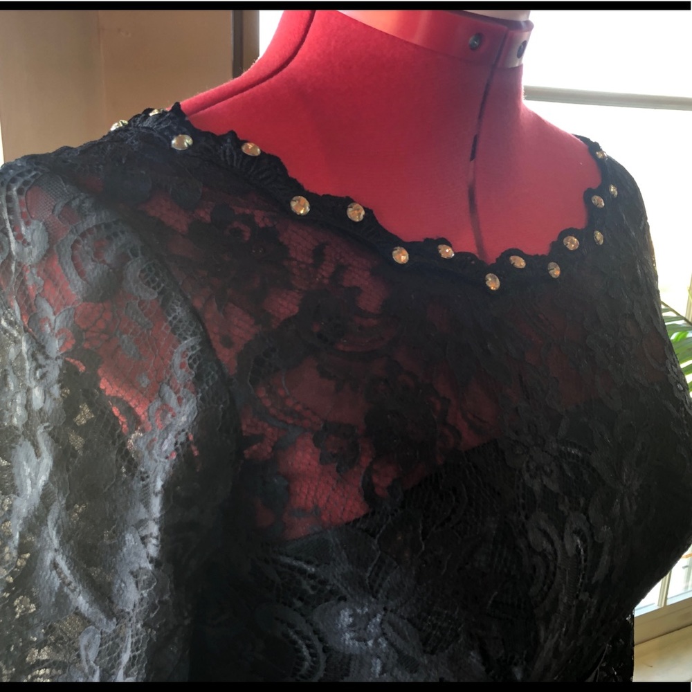 Grown, Prom, Wedding, Formal! Black satin